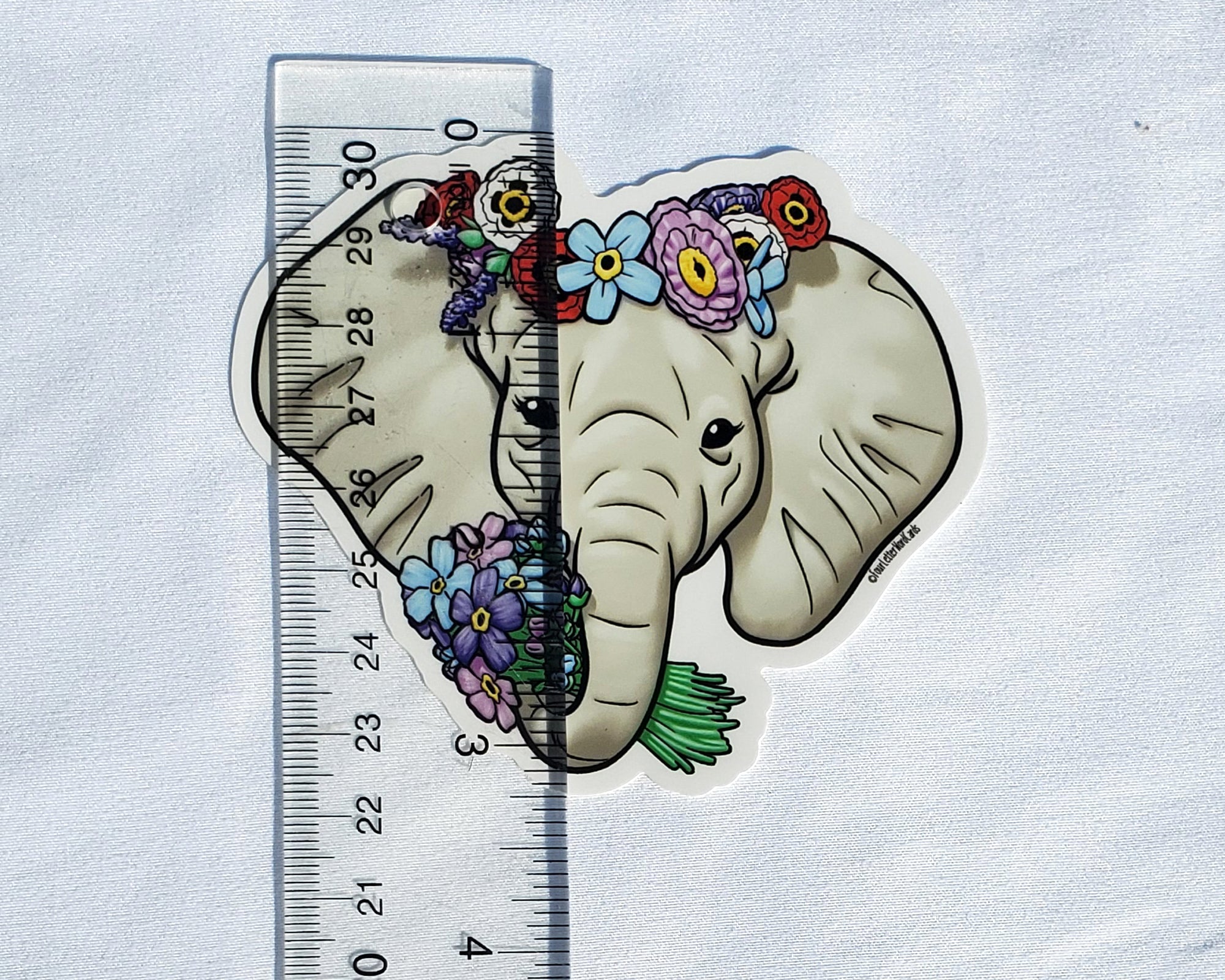 Elephant Vinyl Sticker