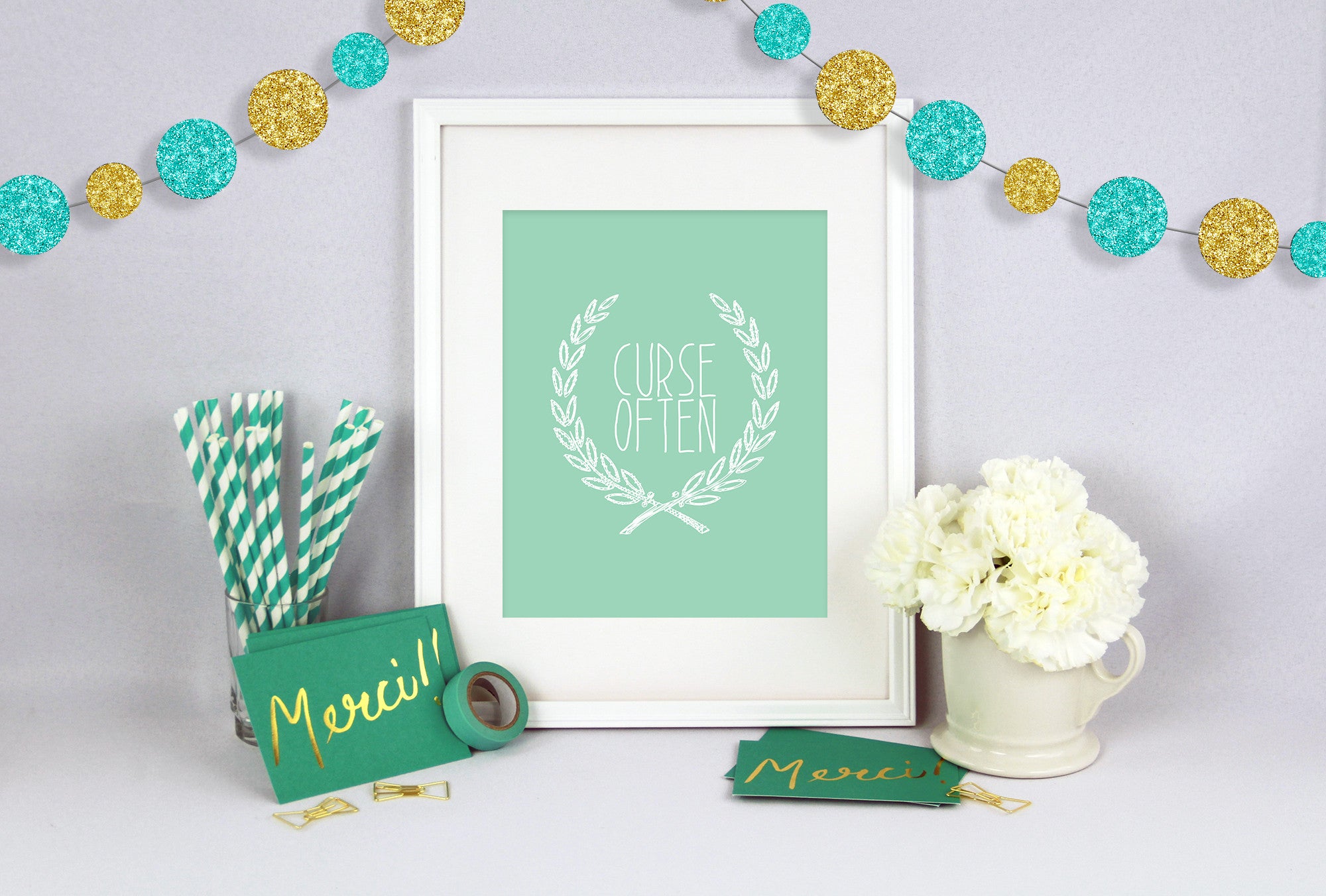 Curse Often Poster Print