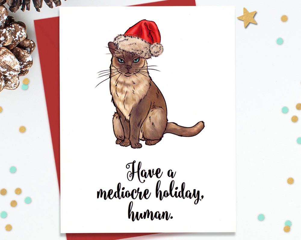 Have a Mediocre Holiday - Funny Christmas Cards