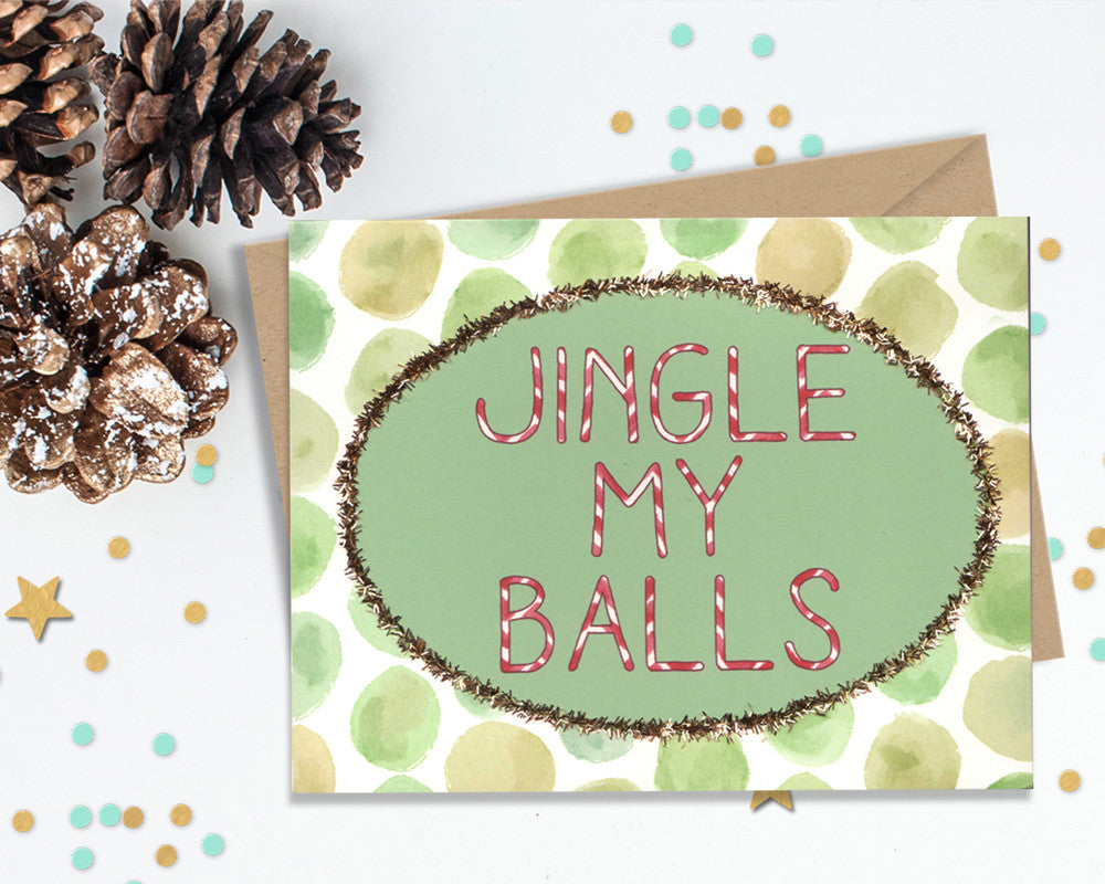Jingle My Balls - Funny Christmas Cards