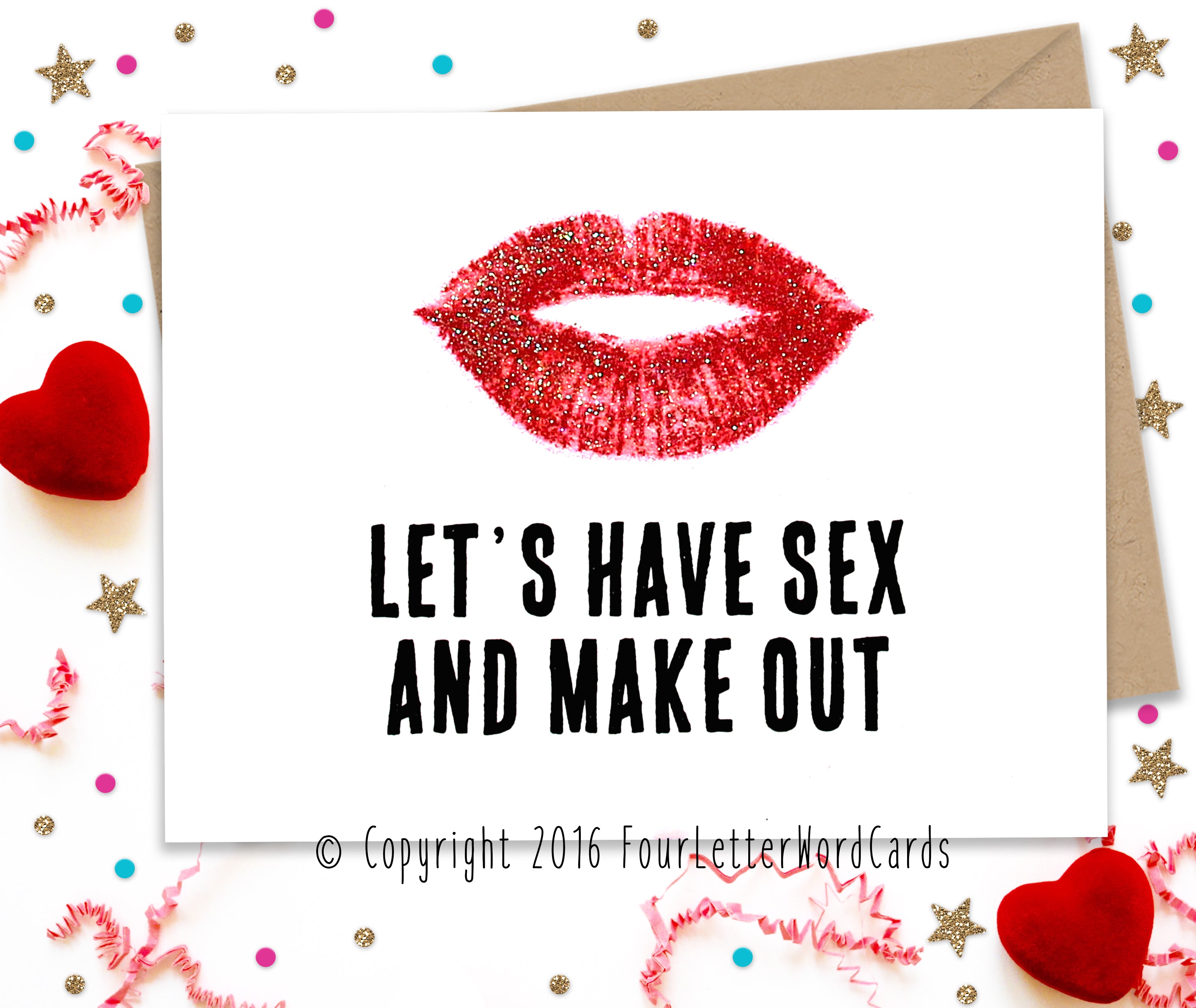 Let's have sex and make out- Card