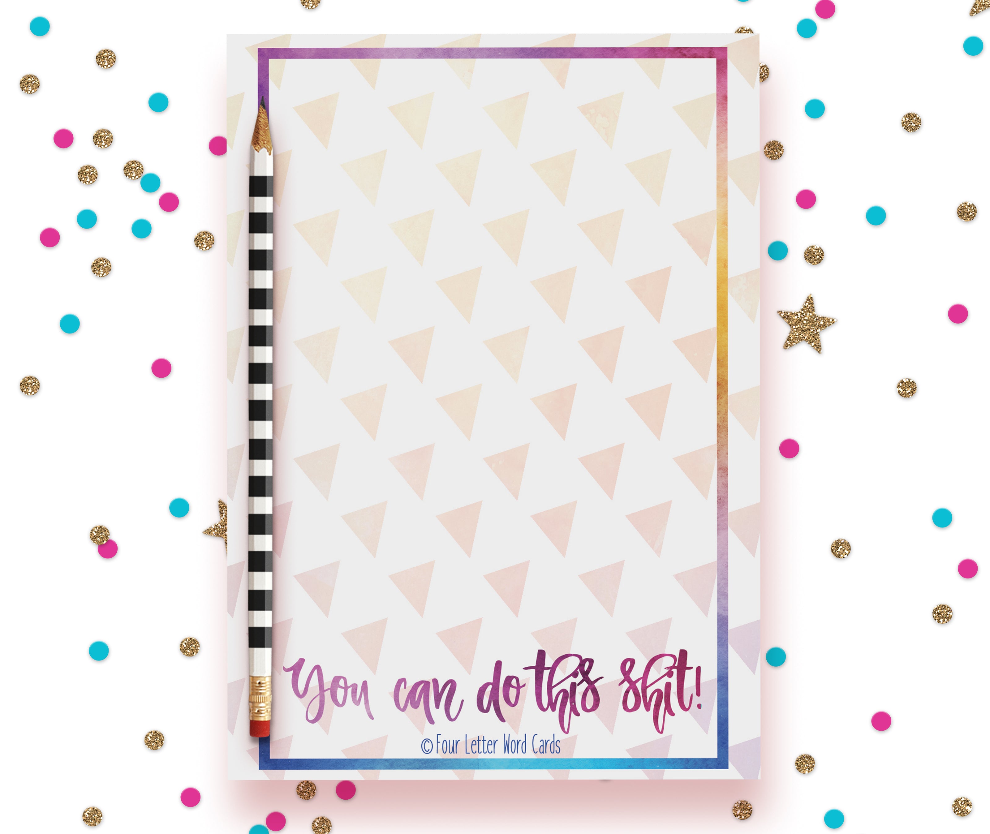 You Can Do This Shit!! Notepad