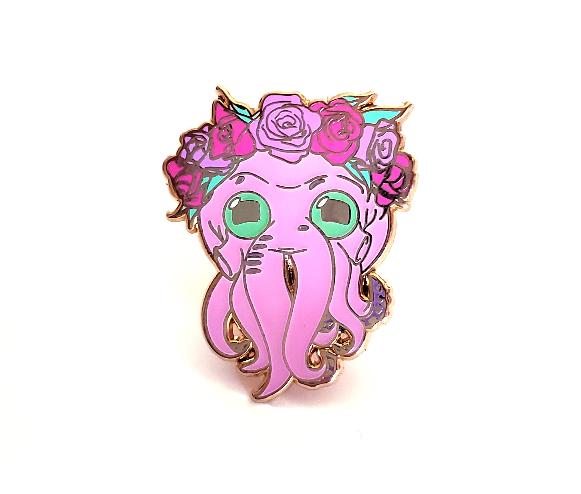 Glow in the dark Cthulhu Enamel Pin