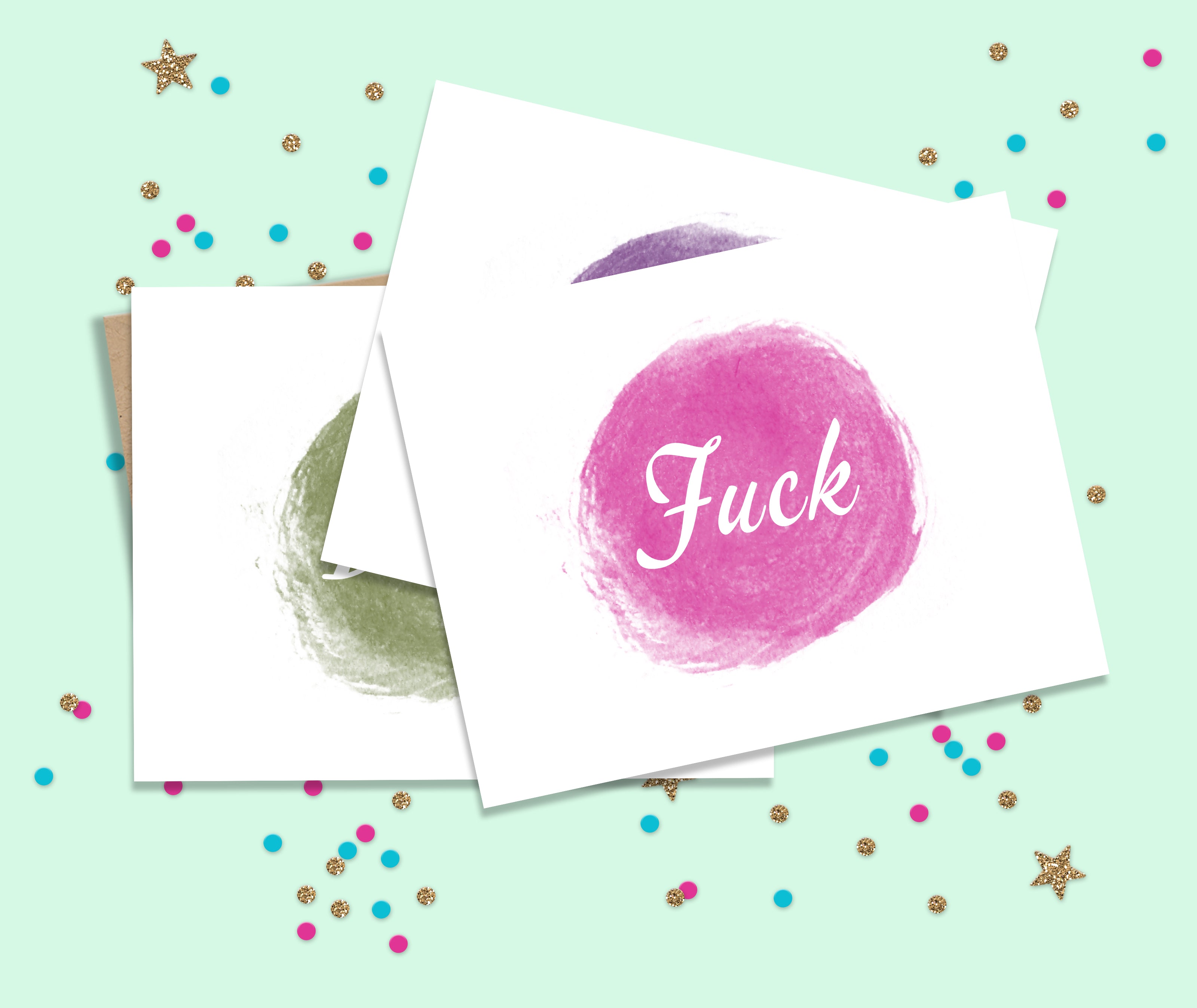 Curse Word Card Set