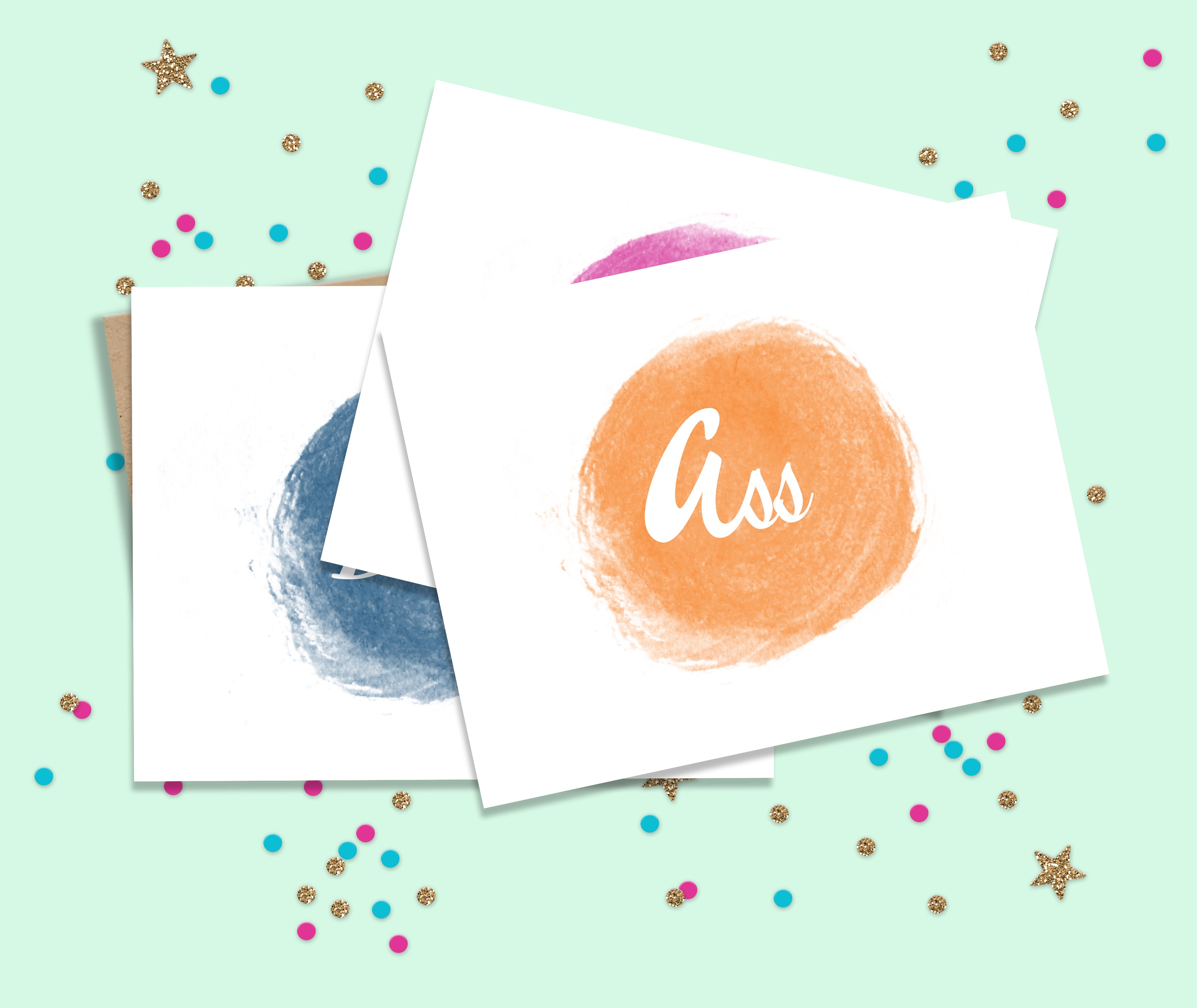 Curse Word Card Set