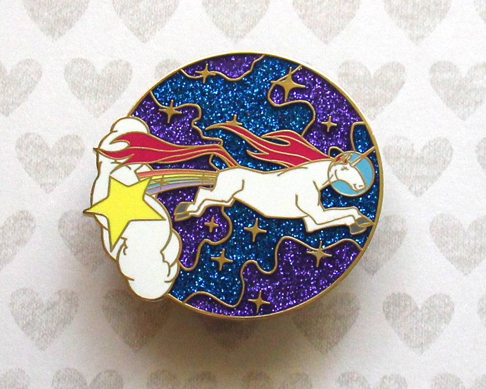 Space Unicorn Enamel Pin