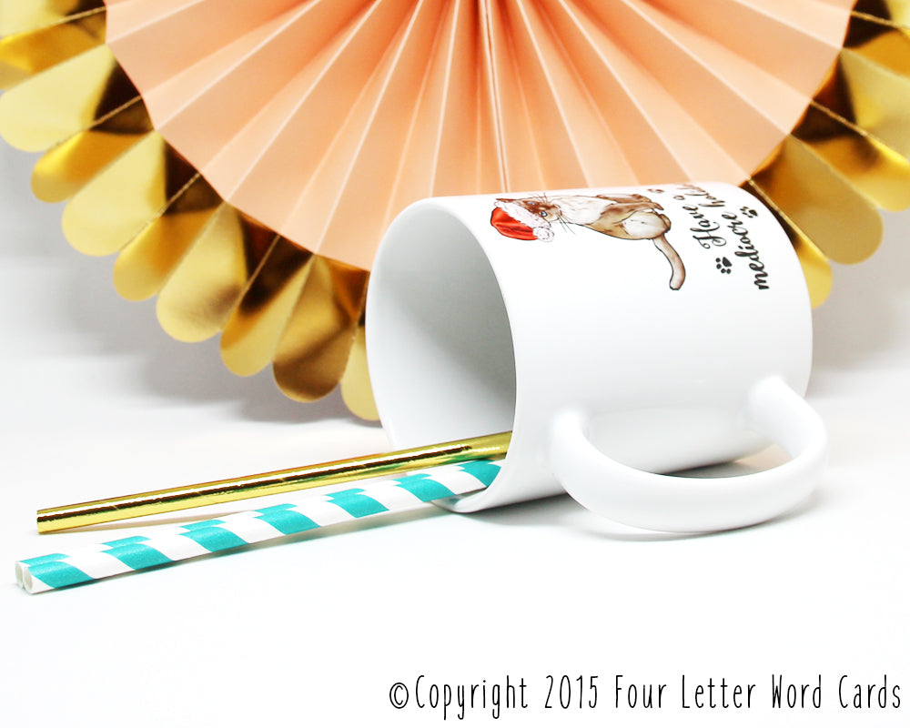 Have a Mediocre Holiday Cat Coffee Mug