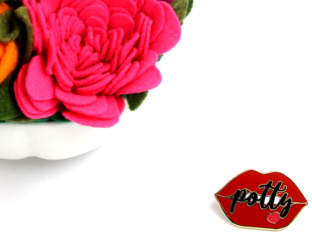 Potty Mouth Hard Enamel Pin
