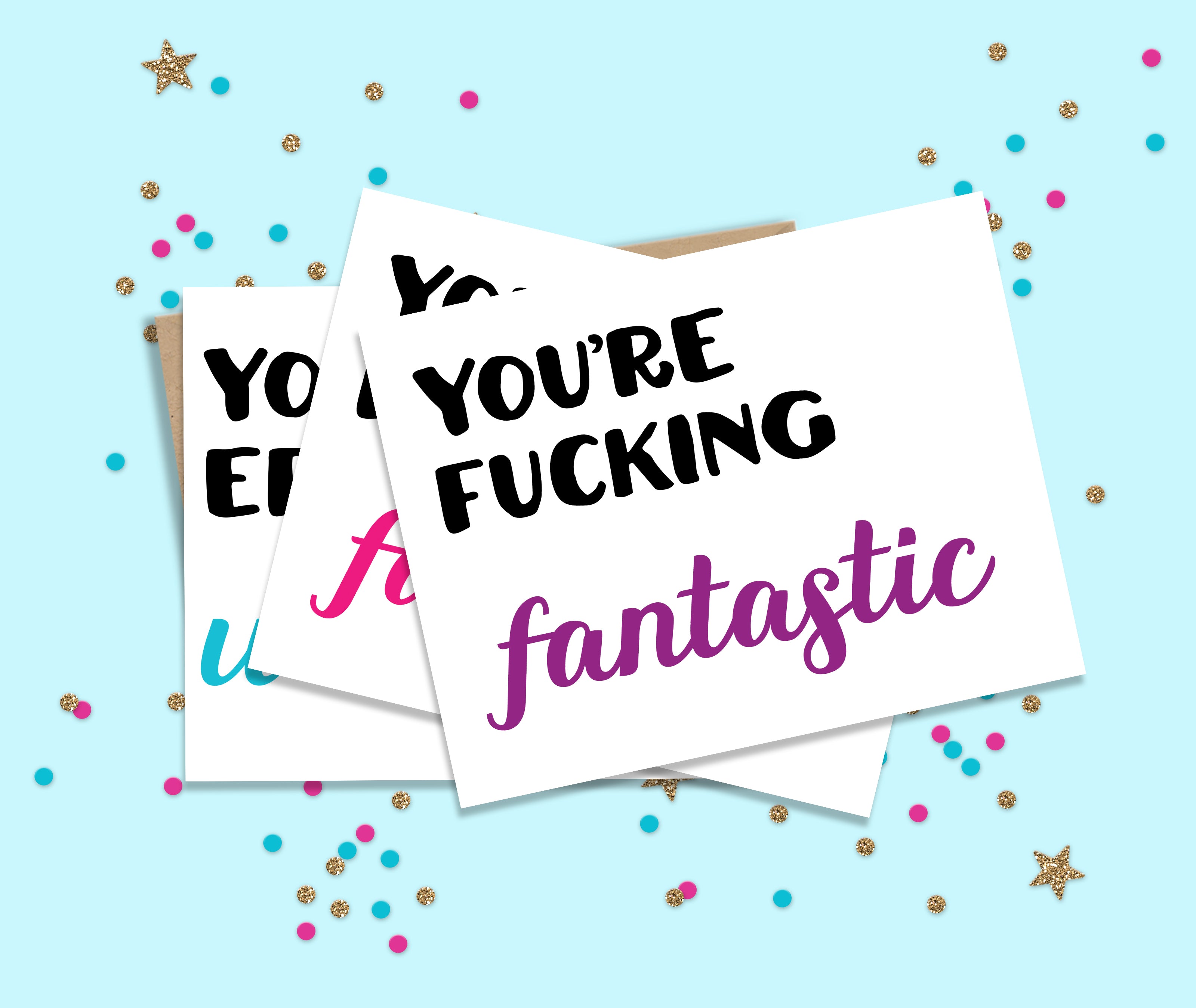 You're Freaking Fabulous Card Set