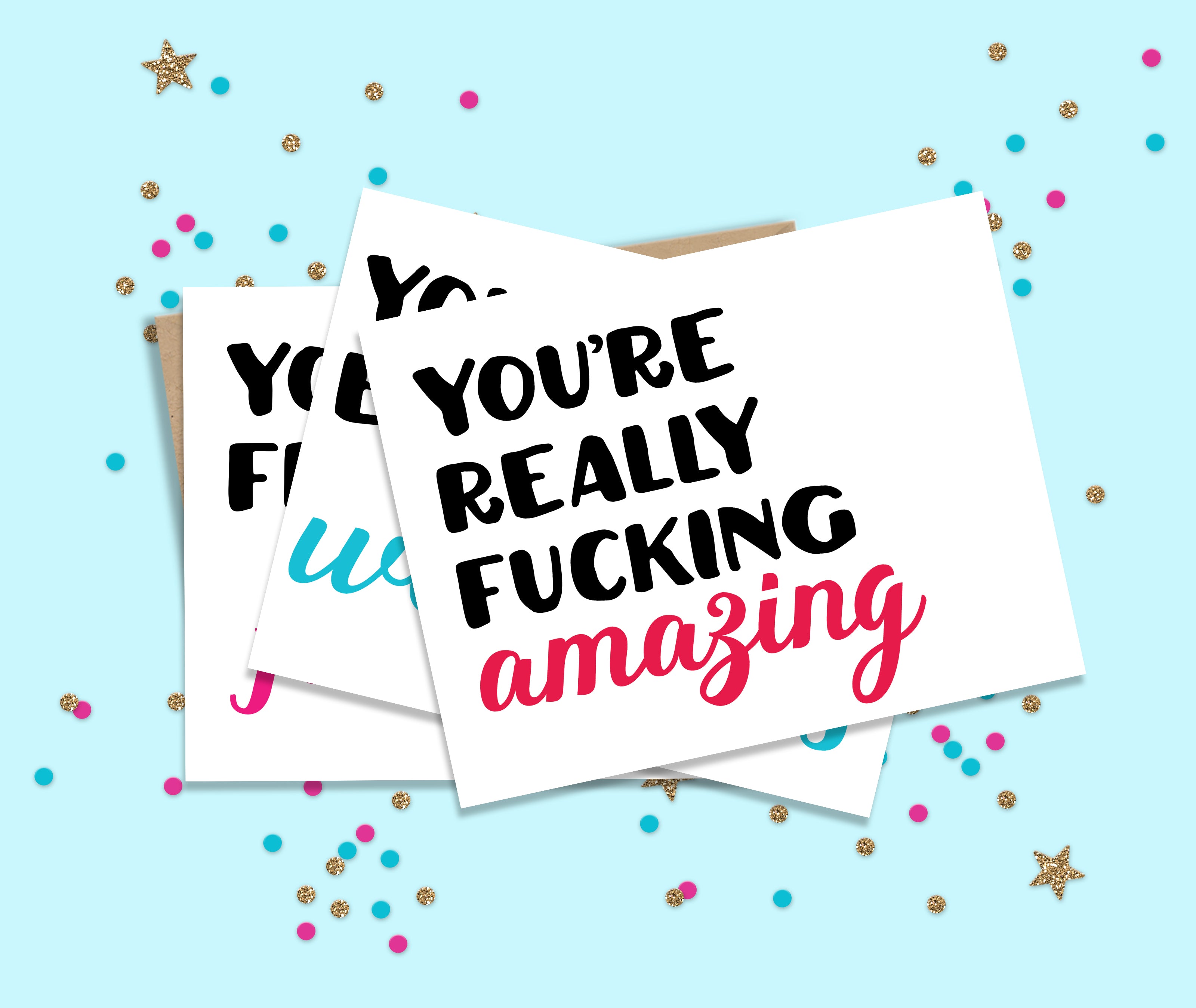 You're Freaking Fabulous Card Set