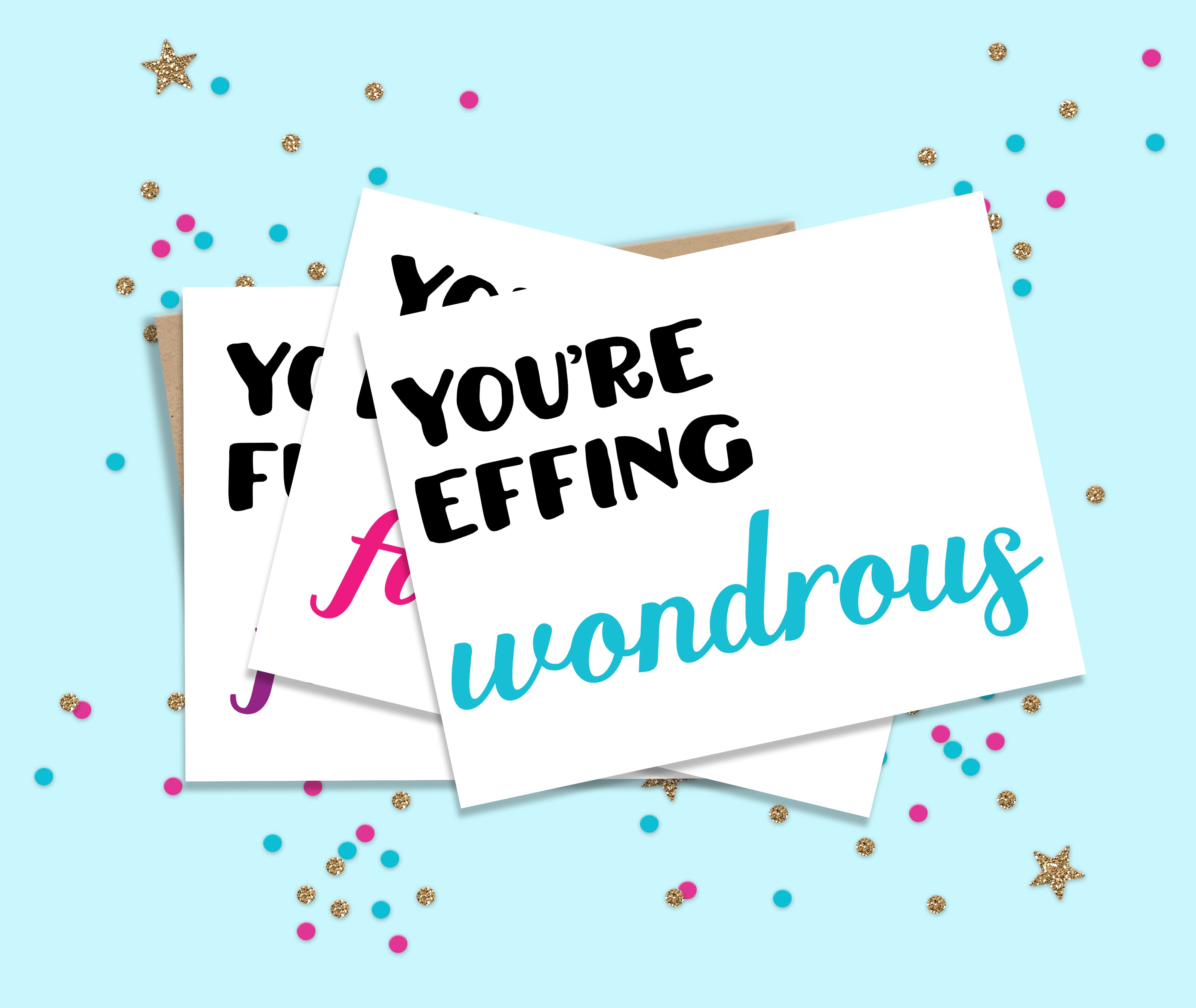 You're Freaking Fabulous Card Set