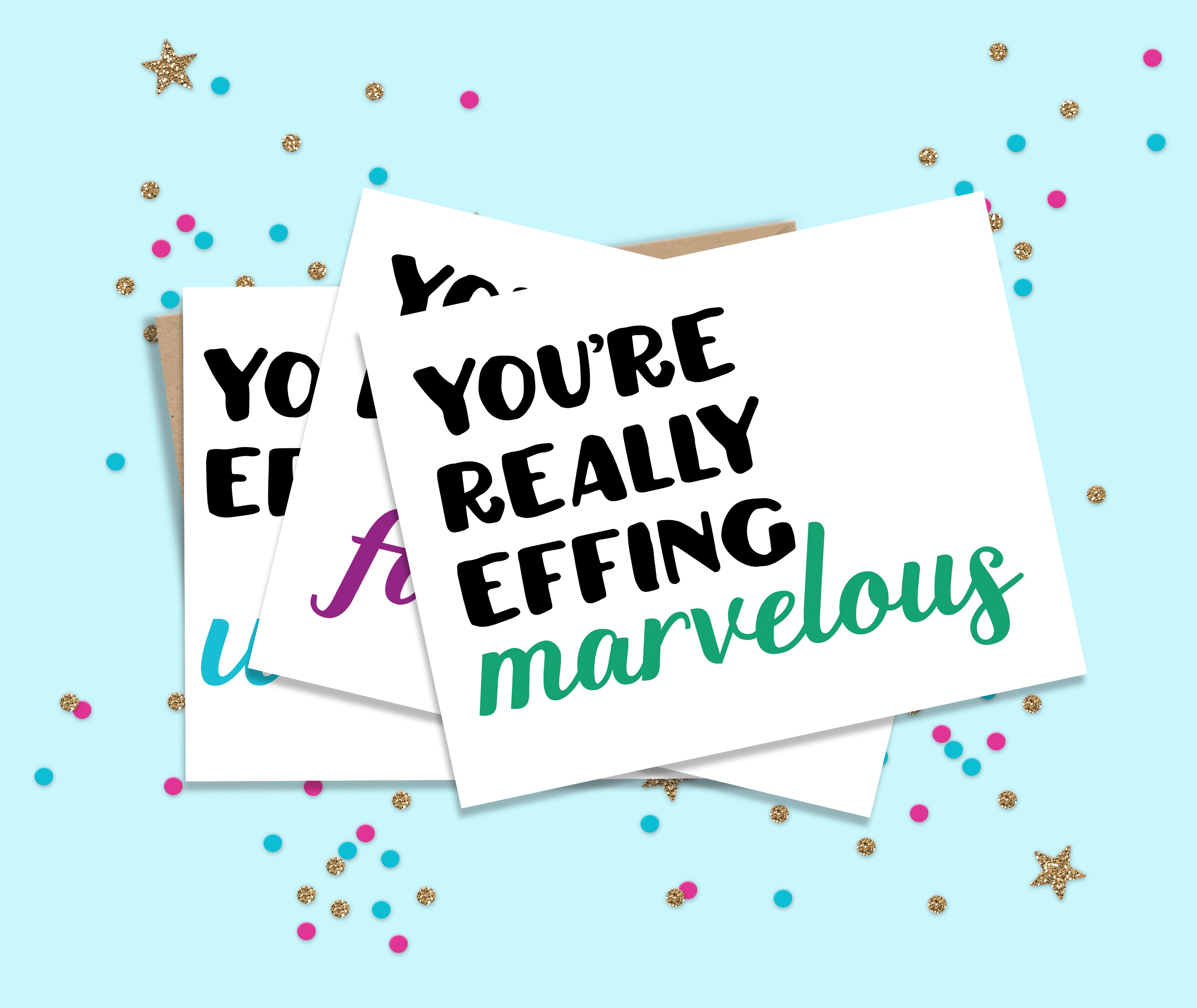 You're Freaking Fabulous Card Set