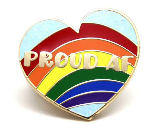 SECOND SALE Proud As Fuck Enamel Pin