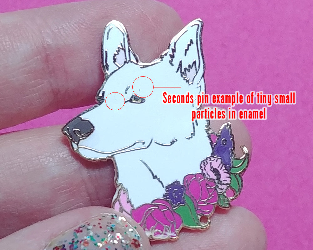 SECOND SALE Russian Blue Cat Enamel Pin