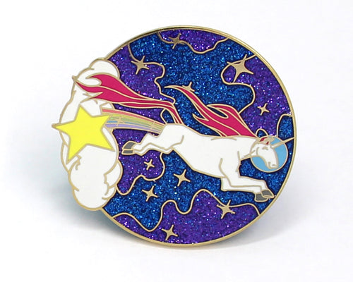 SECOND SALE Space Unicorn Enamel Pin
